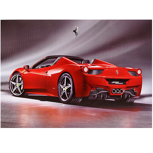 Ferrari 458 Spider Promotion Card