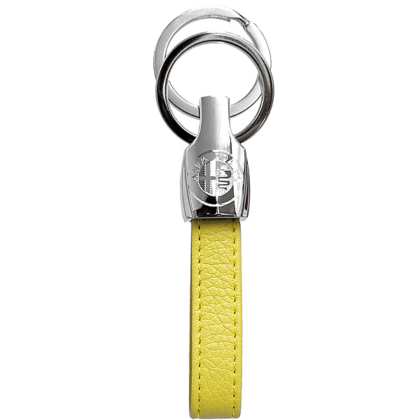 Alfa Romeo Strap Keyring (W Ring/yellow)