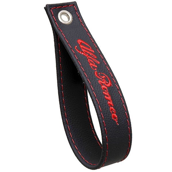 Alfa Romeo Trunk Strap (Black Base/Red Logo)