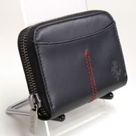 Ferrari Leather Coin Purse by TOD'S(Black)