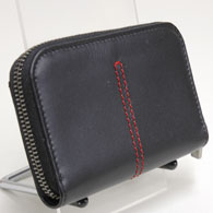 Ferrari Leather Coin Purse by TOD'S(Black)