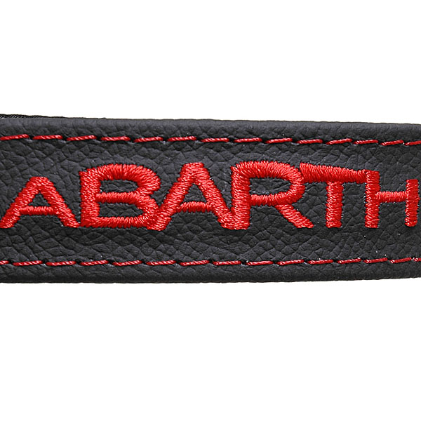 ABARTH 500 Trunk Strap (Black Base/ABARTH logo/Red)
