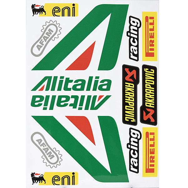 Sponsor Logo Sticker Set (Alitalia)