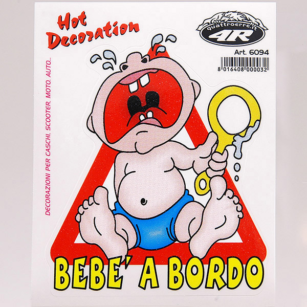 BEBE A BORDO Sticker (Small)