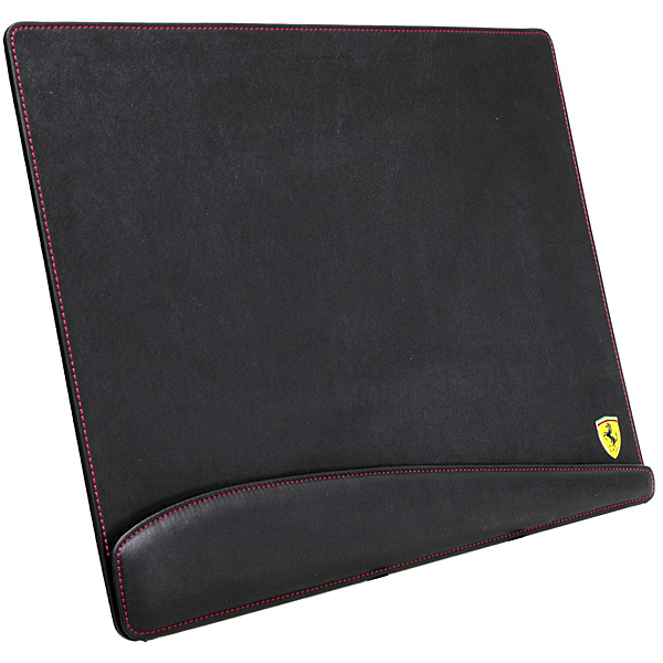 Ferrari Desk Mat (Black/Red Stitch)