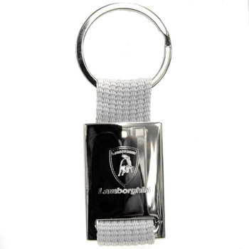 Lamborghini Metal & Cloth Keyring