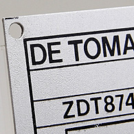 De Tomaso Pantera GTS Plate