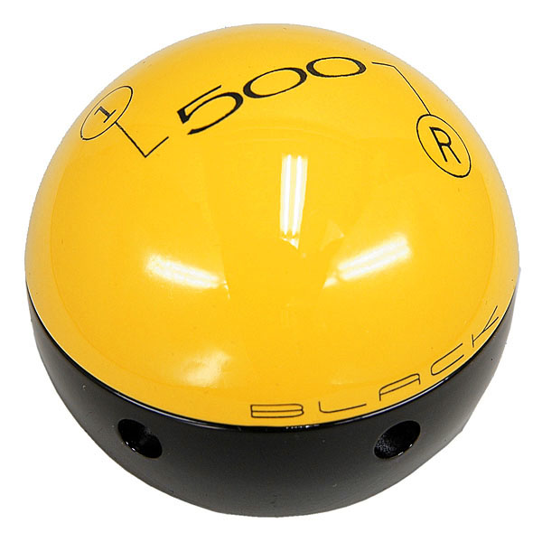 FIAT NEW 500 Gear Knob (Yellow/Black/Gross) 