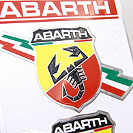 ABARTH Flash Emblem Sticker (2pcs.)-21503-