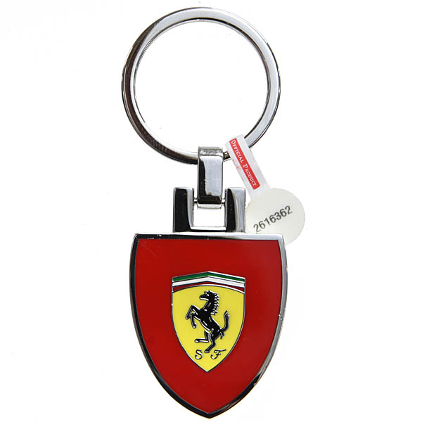 Ferrari SF Emblem Keyring (Red)