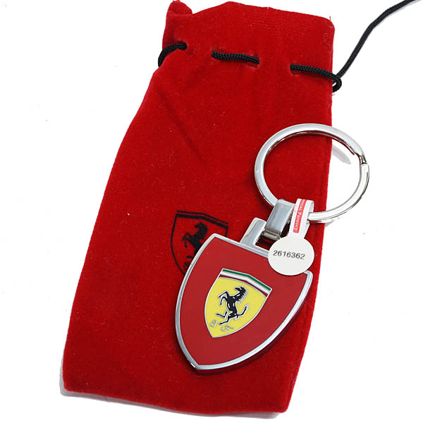 Ferrari SF Emblem Keyring (Red)
