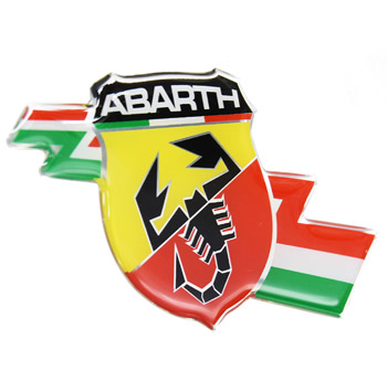 ABARTH 3D Flash Emblem Sticker -21530-