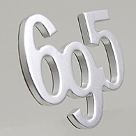 ABARTH 695 TRIBUTO Ferrari Rear Logo Emblem