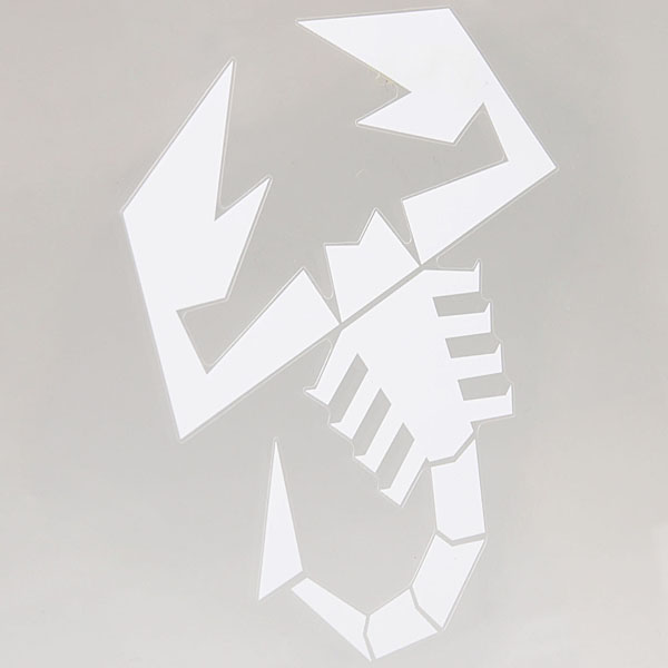 ABARTH SCORPIONE Sticker (White/M)-21584-