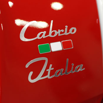 ABARTH Cabrio Italiaロゴステッカー(切文字タイプ)