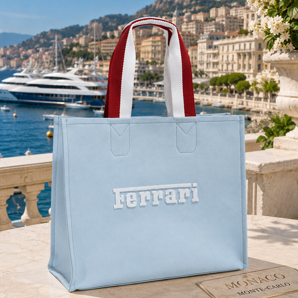 Ferrari C.Leclerc Capsule Collection Tote Bag