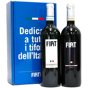 FIATワインセット(赤&白TIFOSI D’ITALIAギフトボックス)