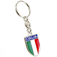 ITALIA Keyring (Shield Shaped)