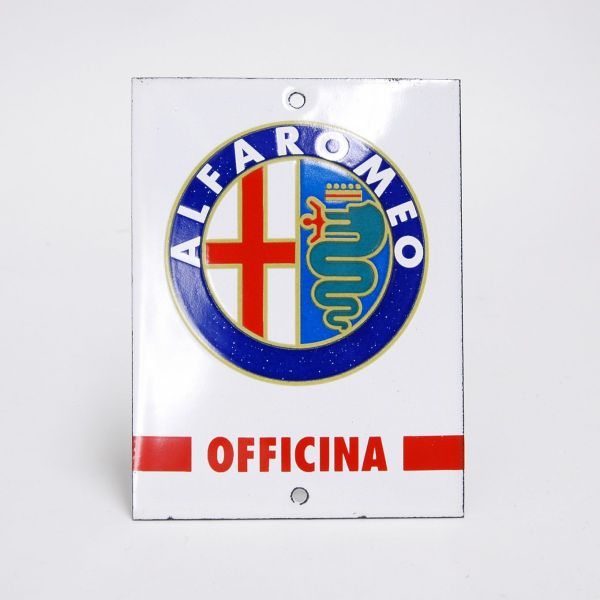 Alfa Romeoホーロープレート(OFFICINA)