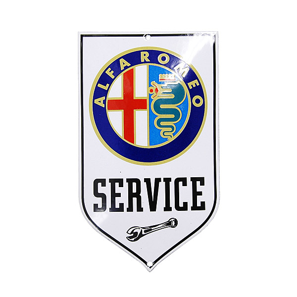 Alfa Romeoホーロープレート(SERVICE)