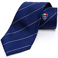ASI Neck Tie-Silver Stripe-