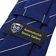 ASI Neck Tie-Silver Stripe-