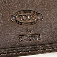 Ferrari Leather Wallet by TODS