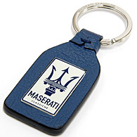MASERATI CLASSIC Keyring (Leather Base)