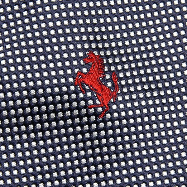 Ferrari Neck Tie(Check/Navy)