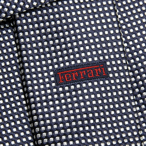 Ferrari Neck Tie(Check/Navy)