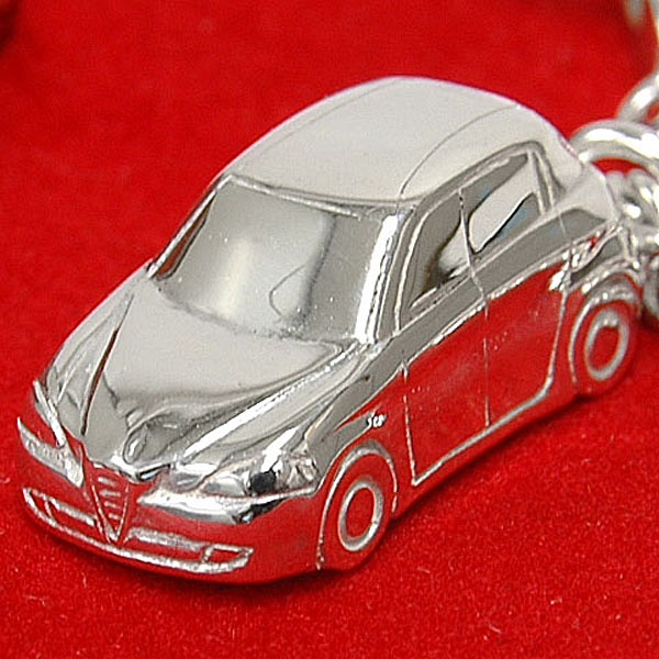 Alfa Romeo 147 Phase 2 Sterling Silver Keyring