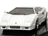 1/43 Lamborghini Countach 25thアニバーサリーミニチュアモデル(ホワイト)