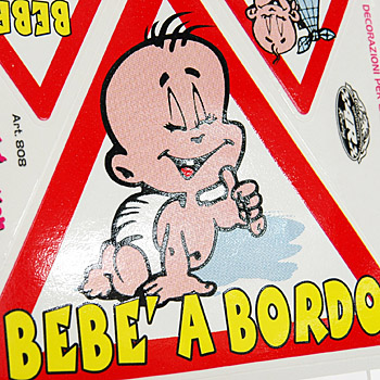 Sticker Bebé a bordo . Sticker bebe a - MagdaLu Baby store