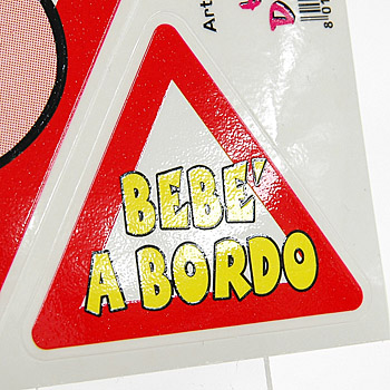 Sticker Bebé a bordo . Sticker bebe a - MagdaLu Baby store