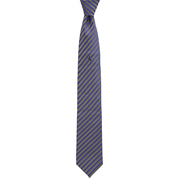 Ferrari Neck-Tie(regimental/brown)