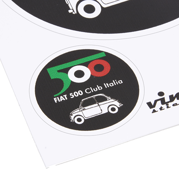 FIAT 500 CLUB Sticker(3pcs.)