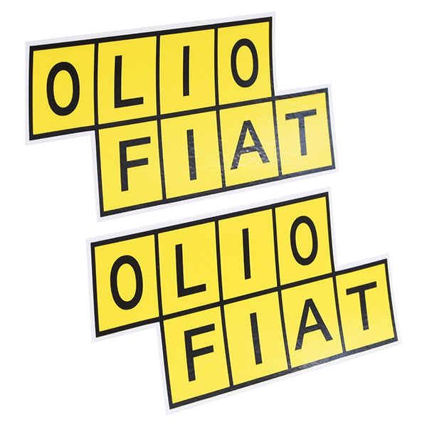OLIO FIAT Sticker(2pcs.)