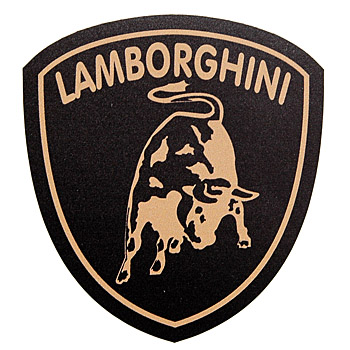 Lamborghiniエンブレムステッカー(ブラック)