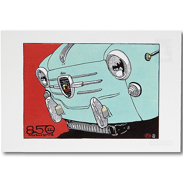 ABARTH 850 Post Card