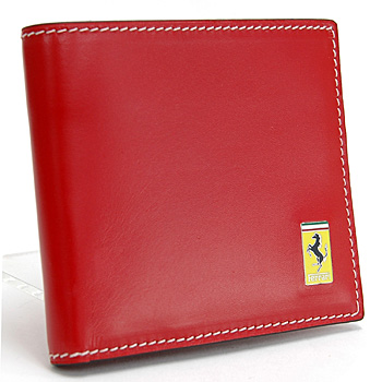 Ferrari Leather Wallet(Red)