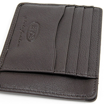 Pininfarina Leather Card Holder PERGUSA by BRICS (Dark Brown)(BP908861-099)