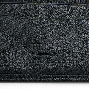 Pininfarina Leather Card Holder PERGUSA by BRICS (Black)(BP908861-099)