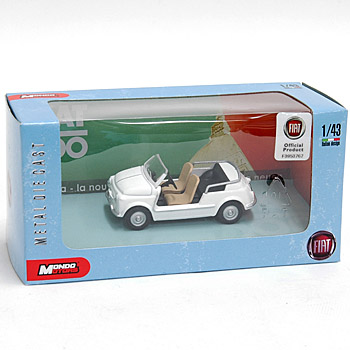1/43 FIAT 500 JOLLY Miniature Model(White)
