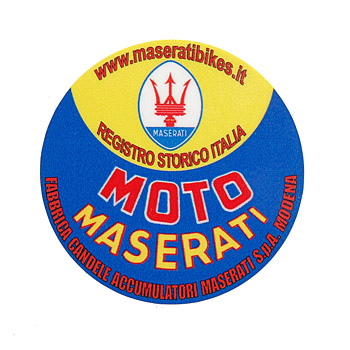 Registro Storico MOTO MASERATI Sticker(Round Shaped)