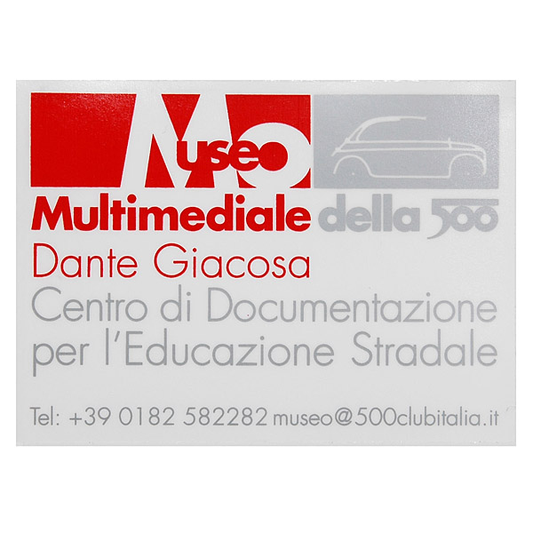 MUSEO MULTIMEDIALE DELLA 500 DANTE GIACOSA Sticker(Backing)