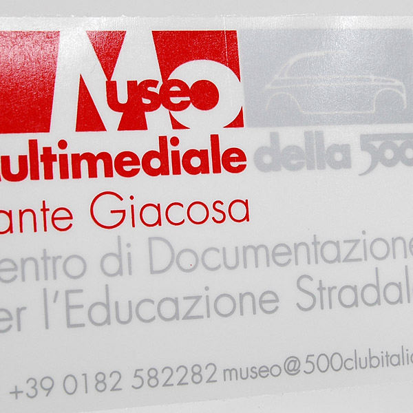 MUSEO MULTIMEDIALE DELLA 500 DANTE GIACOSA Sticker(Backing)