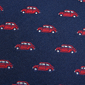 FIAT 500 CLUB Neck Tie(Cars)