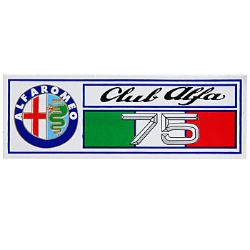 Club Alfa 75 Sticker