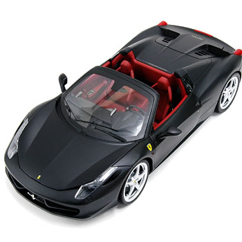 Ferrari (フェラーリ) 458 Spider Regular Edition 1/18 Matt Black