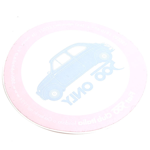 FIAT 500 CLUB ITALIA -2007- Sticker